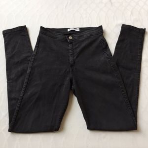 American Apparel Black High-waisted Jeans, Size M